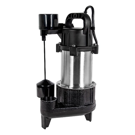 Little Giant Pump SubmersibleSumpPump, 10ft, 15.25in, 115VAC 16EC-SSA-V