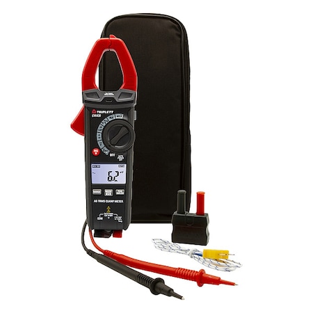 Triplett Clamp Meter, 1000 V, Digital, Clamp On CM400-NIST
