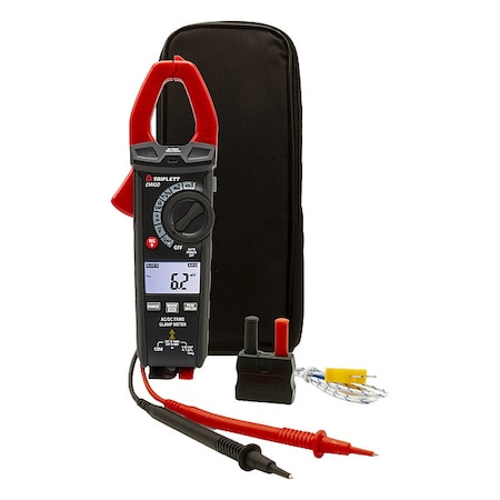Triplett Clamp Meter, 1000 V, Digital, Clamp On CM450-NIST
