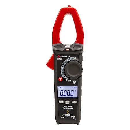 Triplett Clamp Meter, 1000 V, Digital, Clamp On CM650