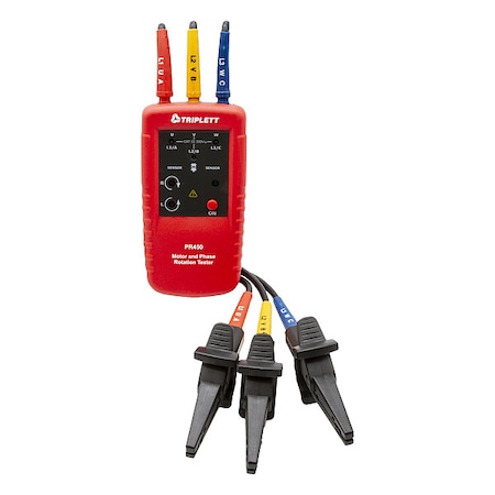 Triplett Phase/Motor Rotation Tester, Light Alert PR450