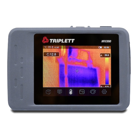 Triplett Infrared Camera, 120 x 90, 9 Hz, 2 MP IRTC550