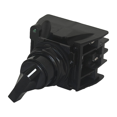 Eaton Selector Switch, Black, Metal, Key Included E34EX723BK