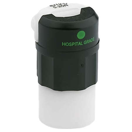 Leviton Straight Blade Connector, 5-20R, 20 A, 125V AC, 2 Pole, 3 Wire, Screw Terminals, Black, White 8319-C