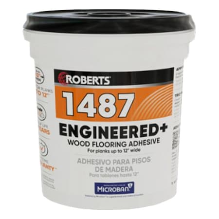 Roberts Construction Adhesive, 1487 Series, 1 gal, Pail 1487-1