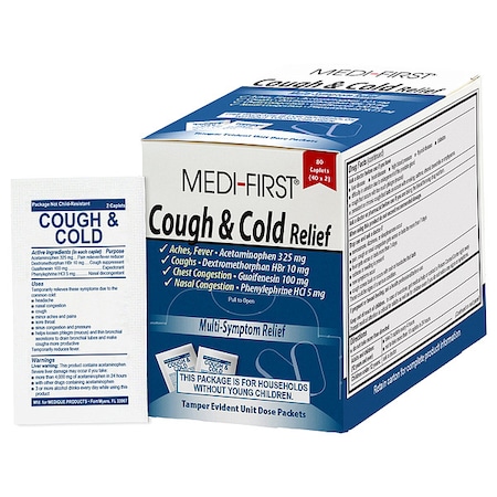 Medique Cough/Cold Reliever, 80ct 83580
