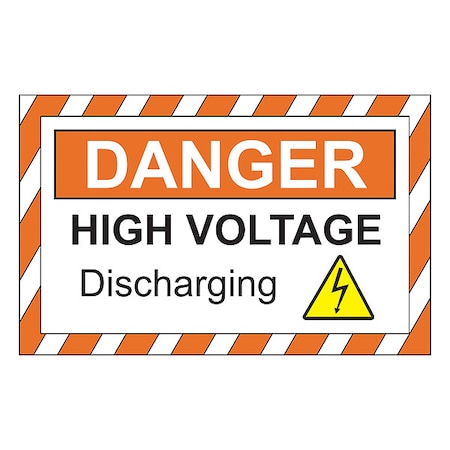 Zing Safety Sign, 10 in Height, 7 in Width, Plastic, Rectangle, English 2655