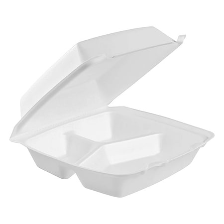 Dart Foam Cntr, Hinged Lid, 8 3/8x7 7/8x3 1/4 85HT3R