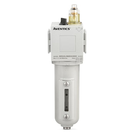 Numatics Lubricator, 1/2 in, Metal Bowl, 1.47 lb 8652AL0M40A0000