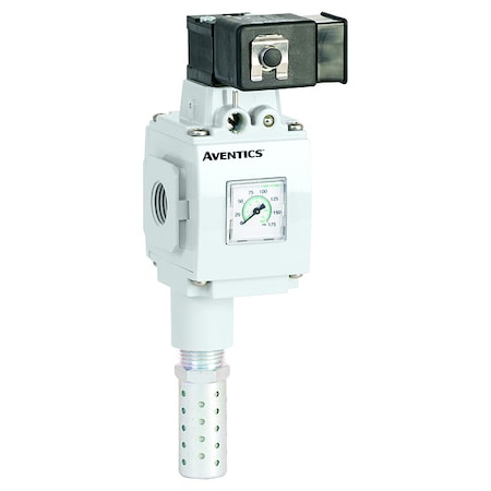 Numatics Exhaust Valve, 1/4 in, Female, 0.97 lb 8652A6S62F111F1