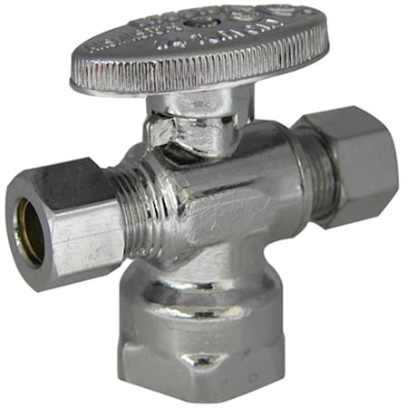 Kissler Quarter-Turn Supply Stop, Dual Outlet AB88-9305