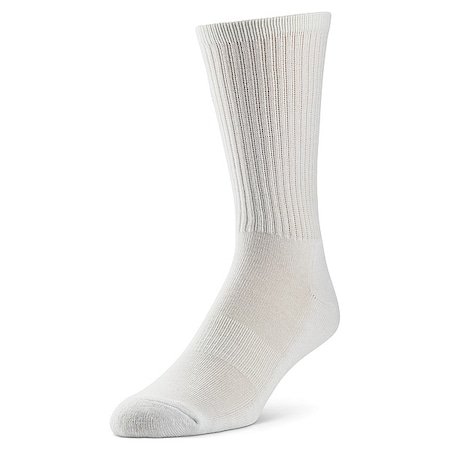 Sof Sole Women's SS CMFT CRW WHT BND MEDIUM, White, Men's 4 to 8, Women's 5 to 10, M, 6 PK 89242