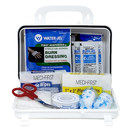 Medi-First Burn Care Kit, Plastic 138 Components, 2 People Served 89610