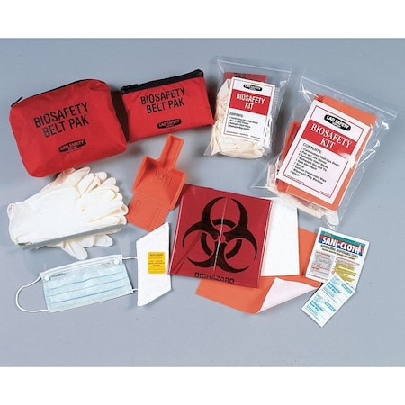 Top Safety Large Bio-Safety Belt Pak Kit Refill 640-687F