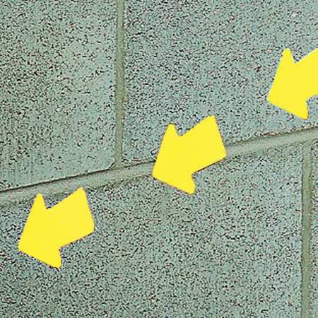 Zoro Select Floor Marking Tape, vinyl, No Legend, Yellow, 4 in W., 0.216 in Thickness, 50 PK 9MFM1