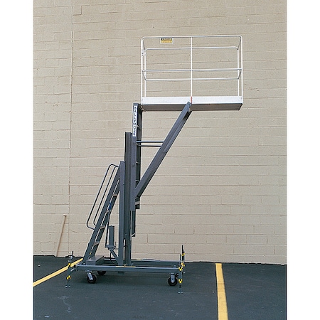 Ballymore Personnel Lift: Push-Around, Hydraulic Hand Pump, 300 lb Load Capacity, 20 ft Max. Work Height BL-C14