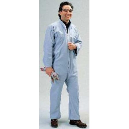 Lakeland Coverall, M, 30 in Inseam, Pyrolon Plus, Zipper LS7412-MDB