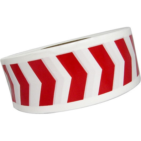 Zoro Select Barricade Tape, No Legend, Red/White, 3 in Wide x 1,000 ft Length, LDPE, 4 mil 3 X 1000'L-4 MIL