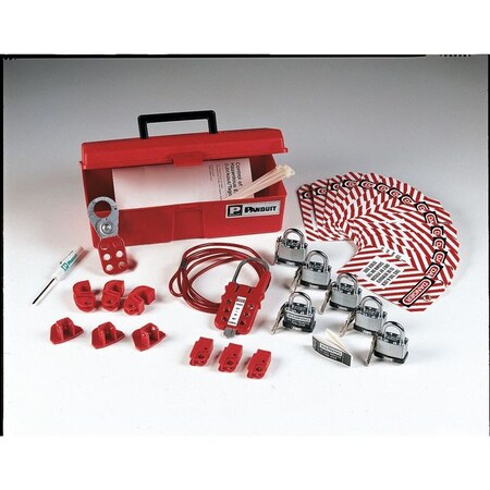 Panduit Portable Lockout Kit, Filled, 34Components GPSL-KT-CON