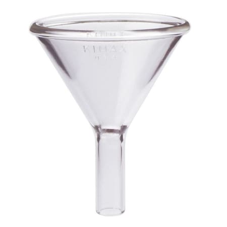 Zoro Select Funnel, Glass, Powder, Cone, PK24 29020-100
