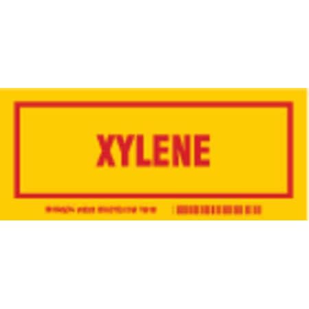Brady Container Label, Xylene, Polyester, 7 in W, 3 in H 60260