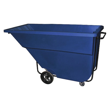 Zoro Select Tilt Truck, Medium-Duty, 1-1/8 cu. yd, Blue 1.1CU-S BLUE