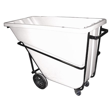 Zoro Select Tilt Truck, Heavy-Duty, 5/8 cu. yd., White 5/8CU-HD WHITE