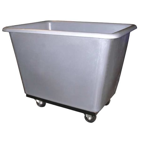 Zoro Select Cube Truck, 3/8 cu. yd., 400 lb. Cap, Gray UT-8 GREY