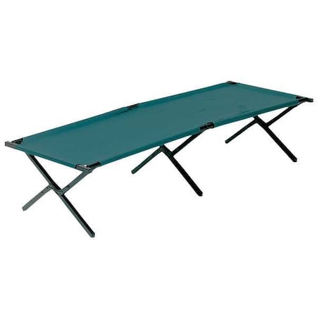 Texsport Fold Up Cot, Steel, 75Lx26Wx16H, Green 15042