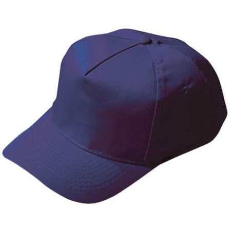 Occunomix Bump Cap, Long Brim Baseball, Polyethylene, Hook-and-Loop Suspension, Navy Blue V410-B03