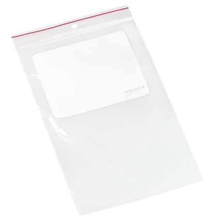 Minigrip Reclosable Bag, Zip Seal, 9 in L, 6 in W, 4 mil Thick, Low Density Polyethylene (LDPE), Clear MGRL4WH0609