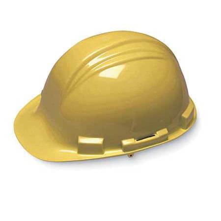 North Front Brim Hard Hat, Type 1, Class E, Ratchet (4-Point), Yellow A79R020000