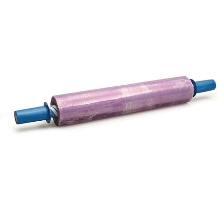 Goodwrappers Hand Stretch Wrap 30 in W x 1000 ft L., Blown Style, 80 ga, Purple, PK4 15A834