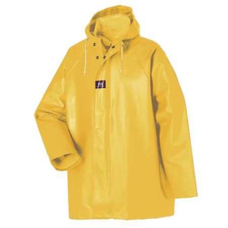 Helly Hansen Rain Jacket with Hood, Yellow, L 70300_310-L