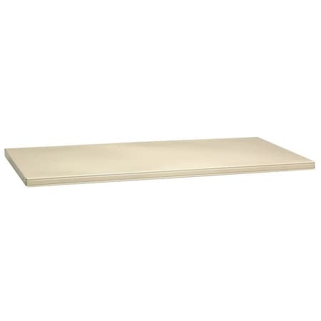 Tennsco Shelf, 48 In x 24 In x 1-5/16 In, Sand 307  SAND