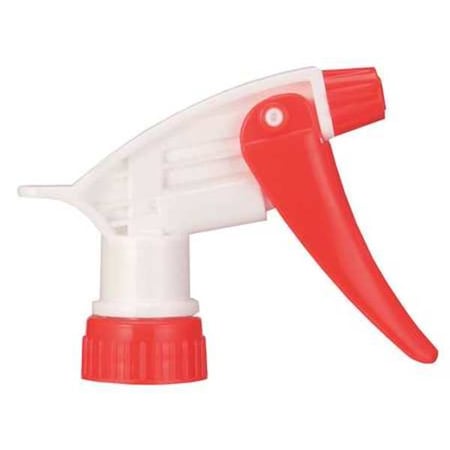 Zoro Select 7-1/4"Red/White, Plastic Trigger Sprayer, PK6 110566