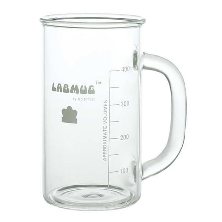 KIMBLE CHASE Beaker, Mug, Glass, 500mL, PK6 318000-0000