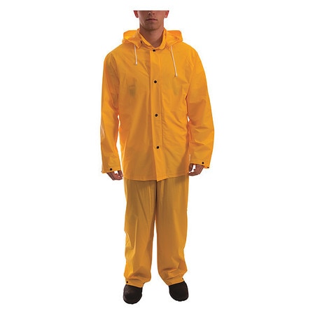 TINGLEY Rain Suit w/Jacket/Bib, Unrated, Yellow, L S61317
