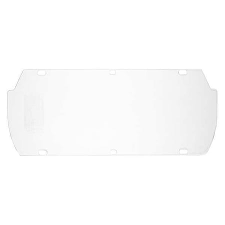 MCR SAFETY Faceshield Visor, Acetate, Clr, 7x16-3/4in 8A334