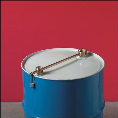 Zoro Select Drum Lock, Zinc Plated Steel 625