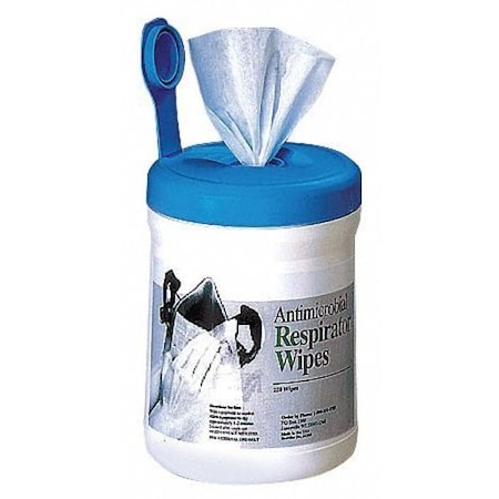 Allegro Industries Respirator Wipes, Benz Chloride, PK220 5001