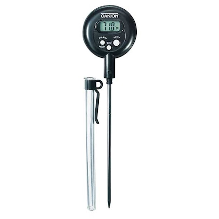 Oakton 5" Stem Digital Pocket Thermometer, 14 Degrees to 392 Degrees F WD-90003-00
