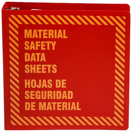 Brady Binder, Material Safety Data Sheets/Hojas de Seguridad de Material, Polyethylene, 11 5/8 in W 48757R