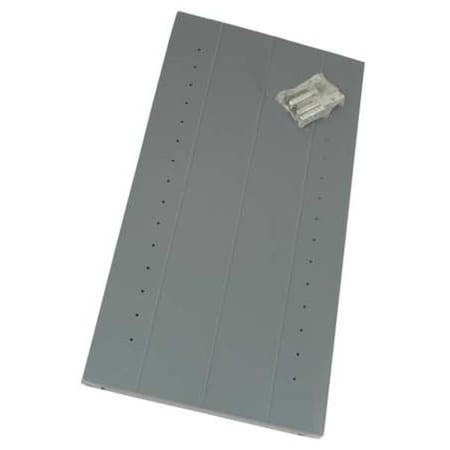 Edsal Additional Shelf, Steel, 20 ga., Gray 4818N1
