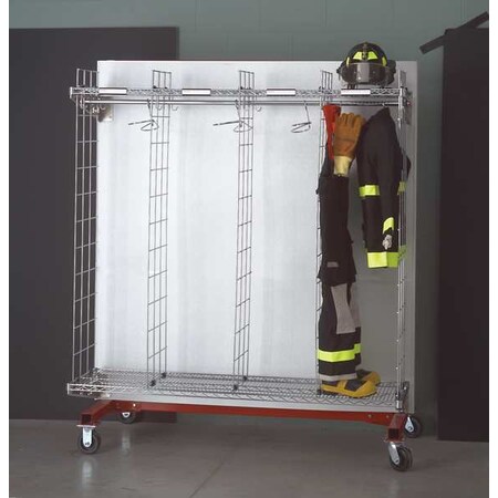 Groves Wall Mounted Ready Rack, Chrome, 21 in D, 78 in H NTWM-4/18 | Zoro