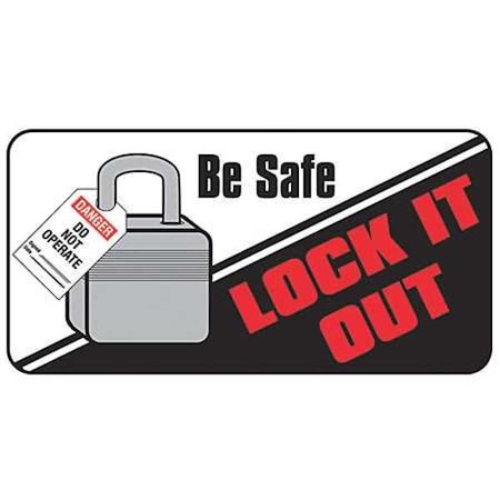 Brady Reminder Label, 2 In. H, 4 In. W, PK25, 17741LS 17741LS