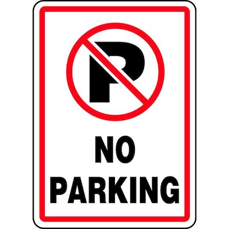 ACCUFORM Parking Sign, 14"H, 10"W, Plastic, MVHR402VP MVHR402VP