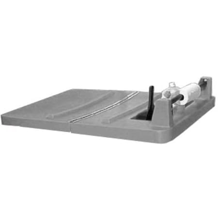 Zoro Select Cube Truck Lid, Gray, Fits 12-1/2 cu. ft. BLN-10 GRAY