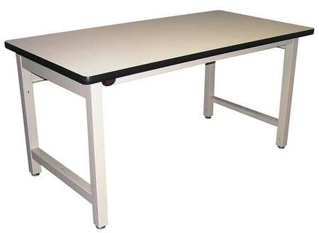 PRO-LINE Bolted Workbench, Laminate, 72 in W, 30 in to 36 in Height, 5,000 lb, Straight HD723030PL-H11