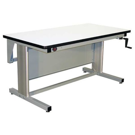 Pro-Line Laminate, 60 in W, 30 in to 42 in Height, 330 lb, Cantilever EL603030 PL A31